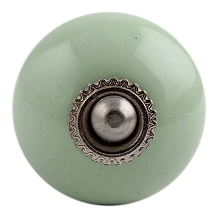 Solid Light Grey Silver Fitting Ceramic Drawer Knob Online